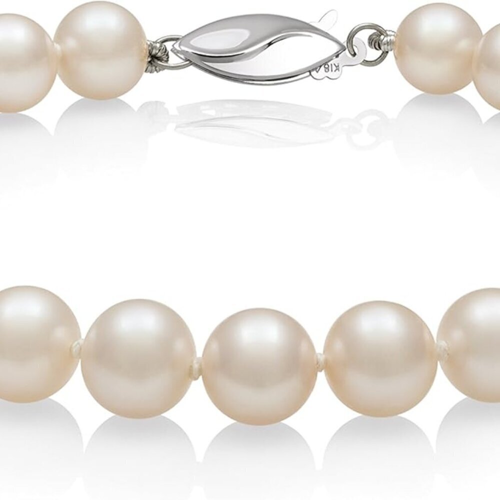 Freshwater Pearl Bracelet Sterling Silver 6-7mm Women Gift Box Included